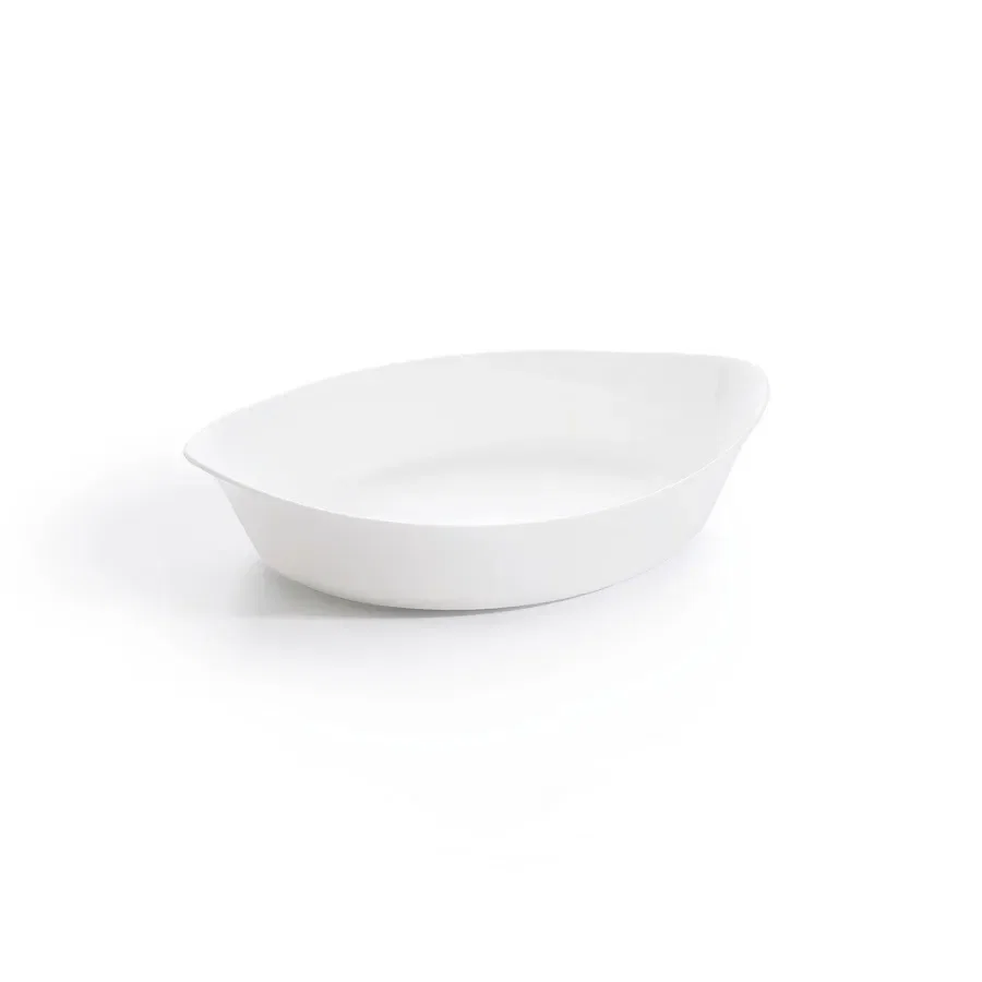 Travessa Oval Smart Cuisine em Vidro Temperado Luminarc Branco