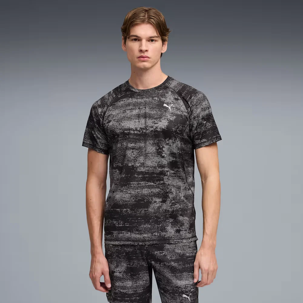 Camiseta Run Velocity Printed Masculina — imagem 1