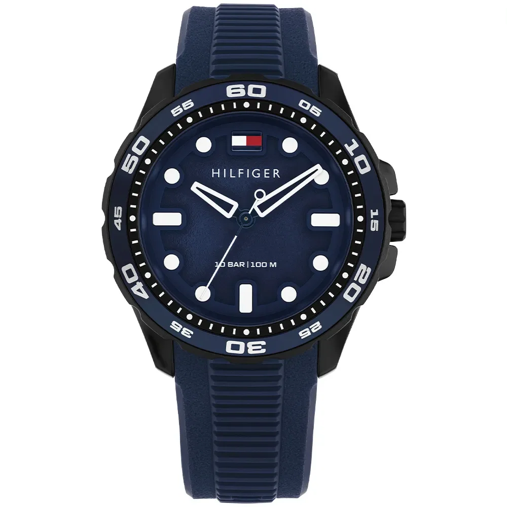 Relógio Tommy Hilfiger Regatta Masculino em Borracha Azul 1792265