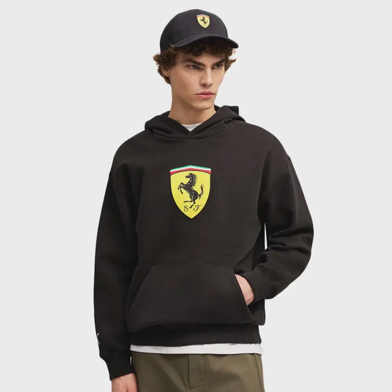 Blusão de Moletom Masculina Puma Ferrari Sportwear Shield