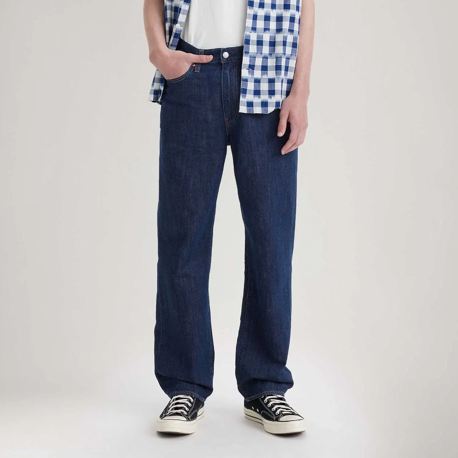 Calça Jeans Levi's® 568 Stay Loose Lavagem Escura — imagem 1