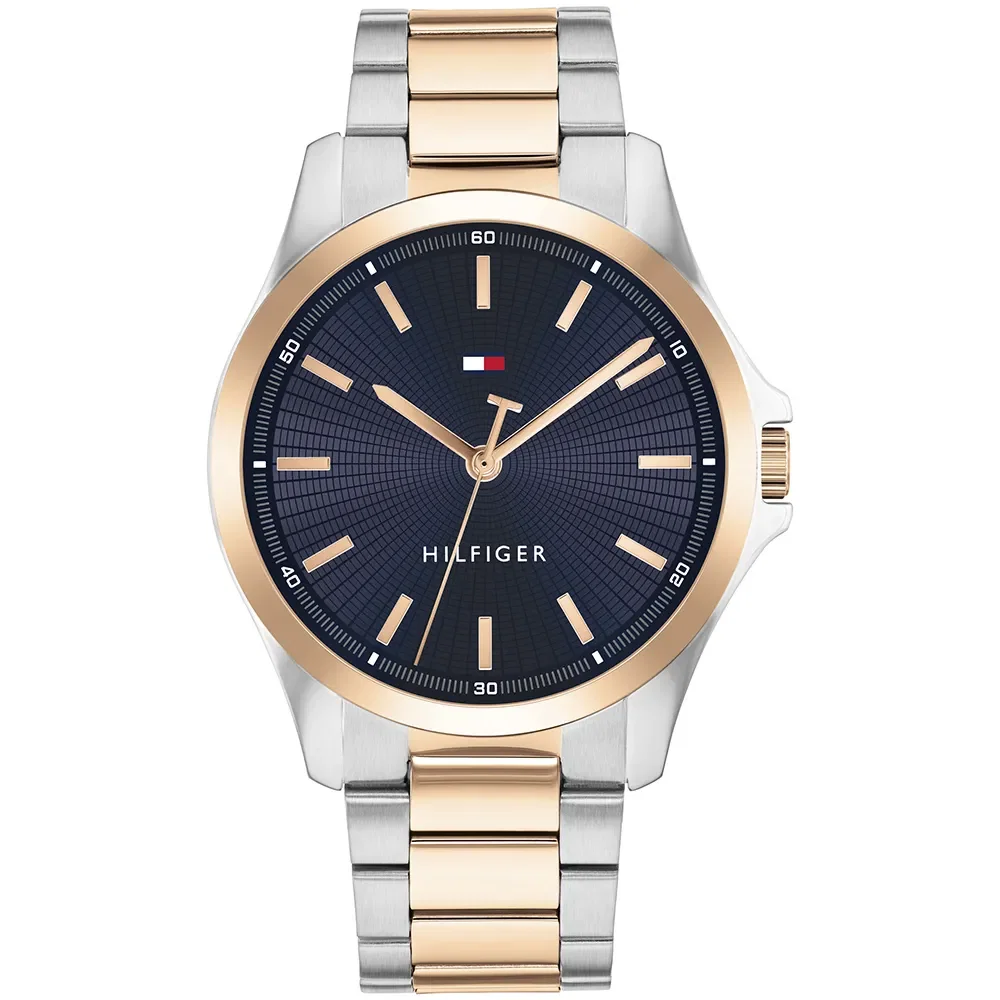 Relógio Tommy Hilfiger Bruce Masculino Aço Prateado e Rosé 1792193 — imagem 1