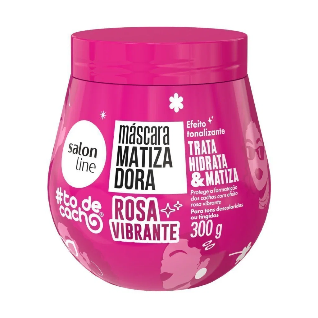 Máscara Matizadora Salon Line #todecacho Rosa Vibrante 300g