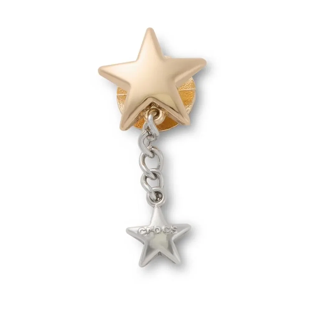 Estrela Pendente Dourado e Prata