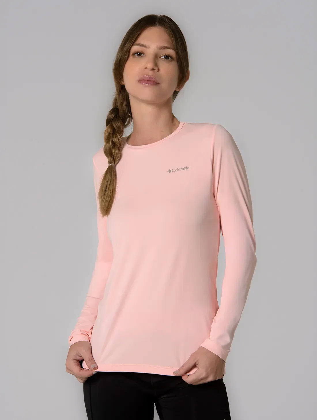 Camiseta Columbia Feminina M/L Neblina — imagem 1