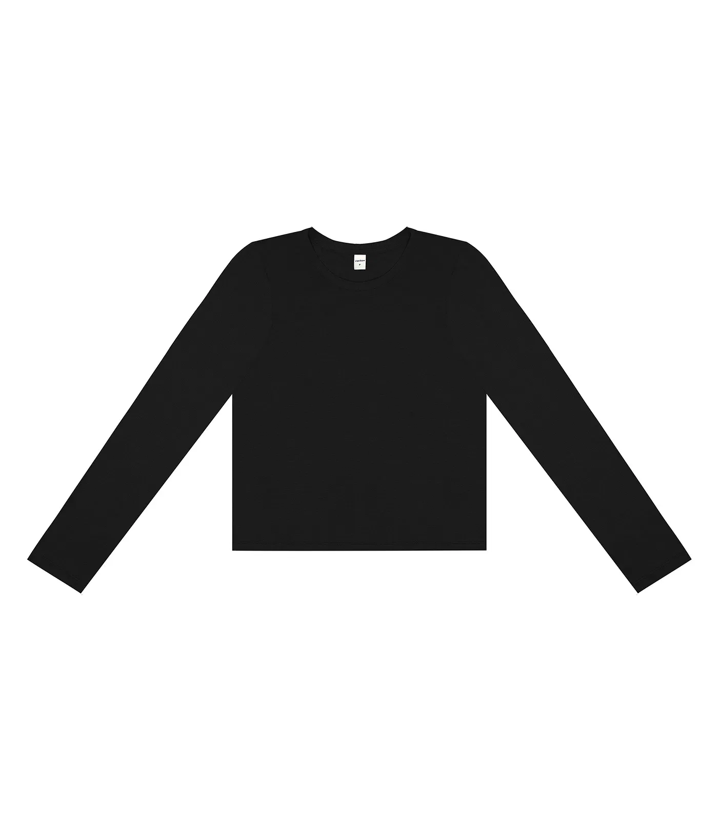 Blusa Manga Longa Feminina Rovitex Preto