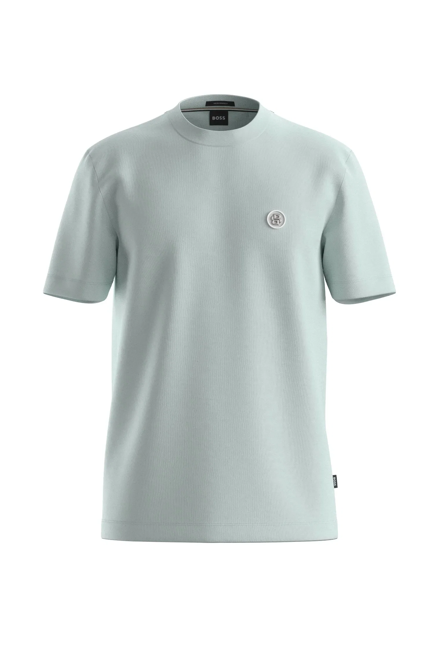 Camiseta De Algodão Mercerizado Com Monograma Double B — imagem 1