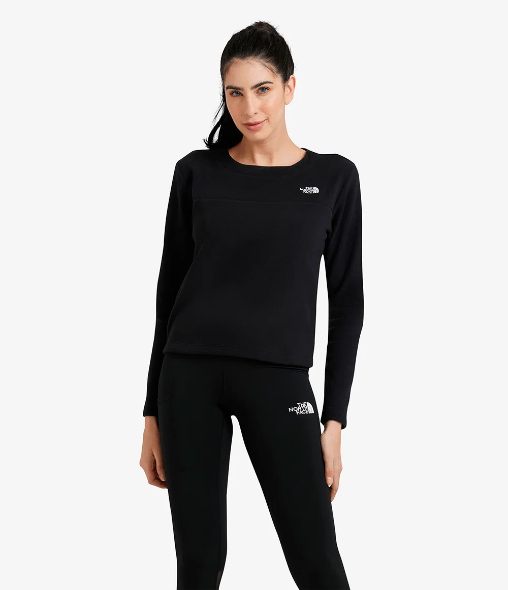 Fleece Feminino TKA 100 Glacier Crew TNF Black — imagem 1