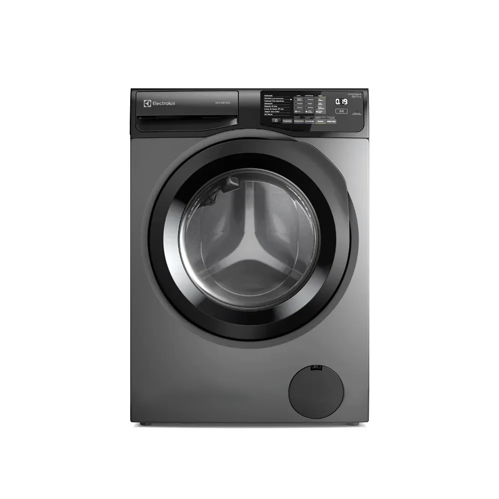 Lava e Seca Electrolux 12/7kg Cinza Ônix Inverter com Água Quente e Lavagem Inteligente (LSC12) — imagem 1