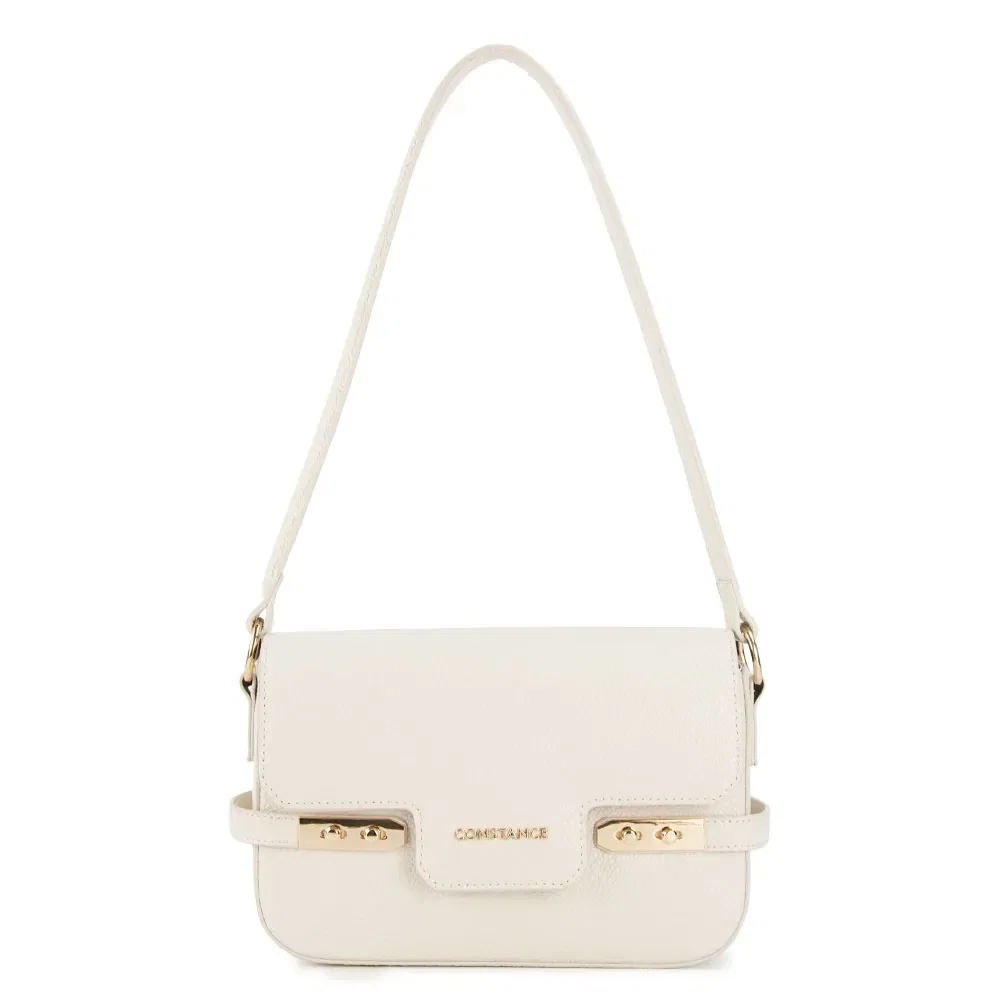 Bolsa de Ombro Enfeite Metálico Off White