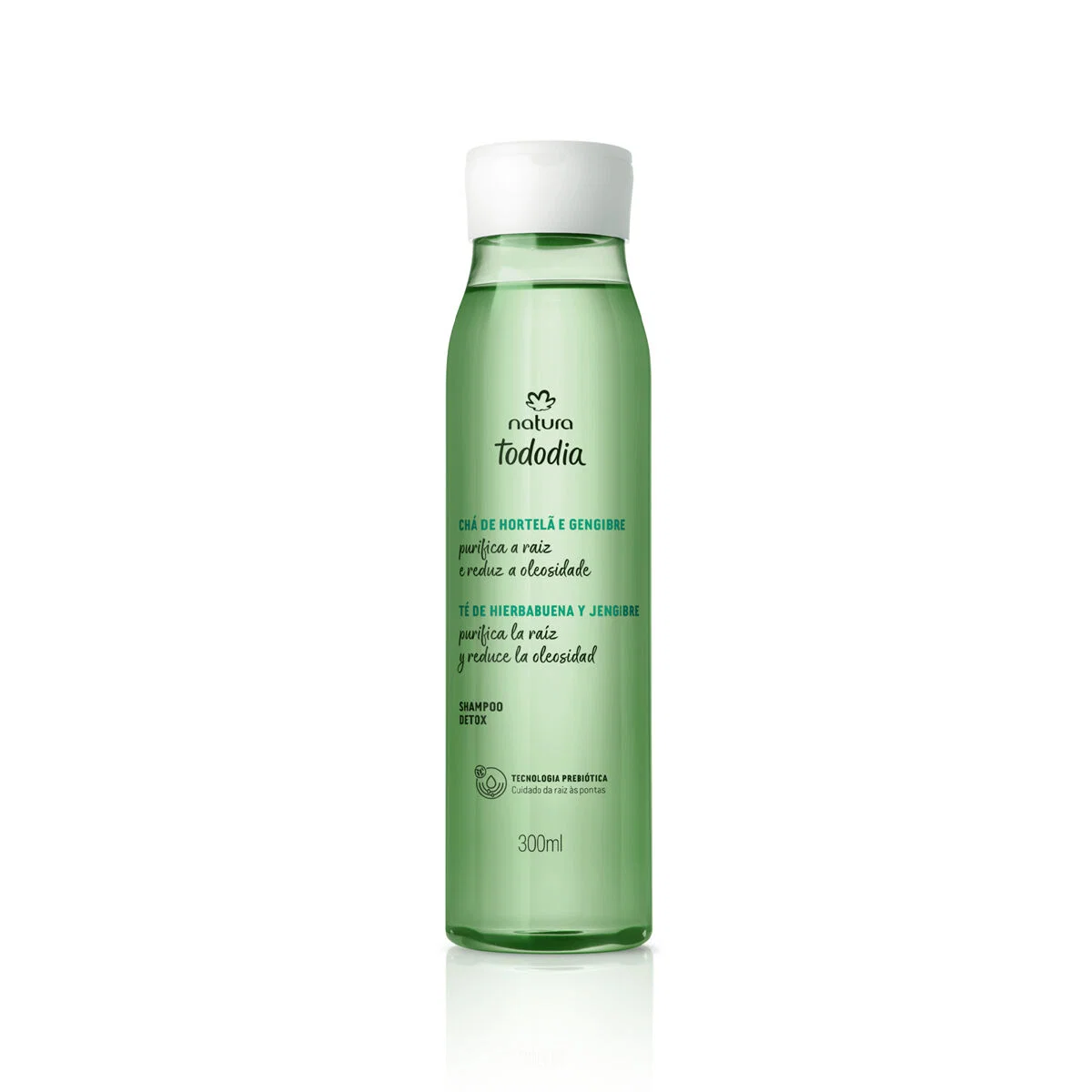 Shampoo Detox Tododia Chá de Hortelã e Gengibre 300 ml