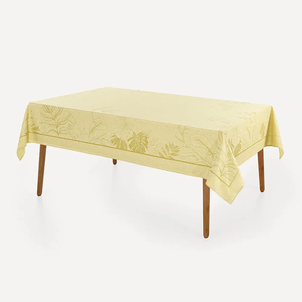 Toalha de Mesa Retangular 10 Lugares Amaris Dourado