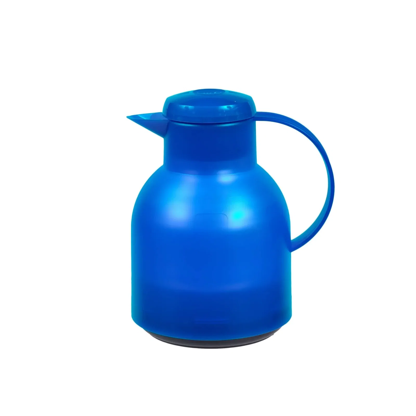 Garrafa Térmica de 1 Litro Quick Press Samba Emsa Azul Translúcida — imagem 1