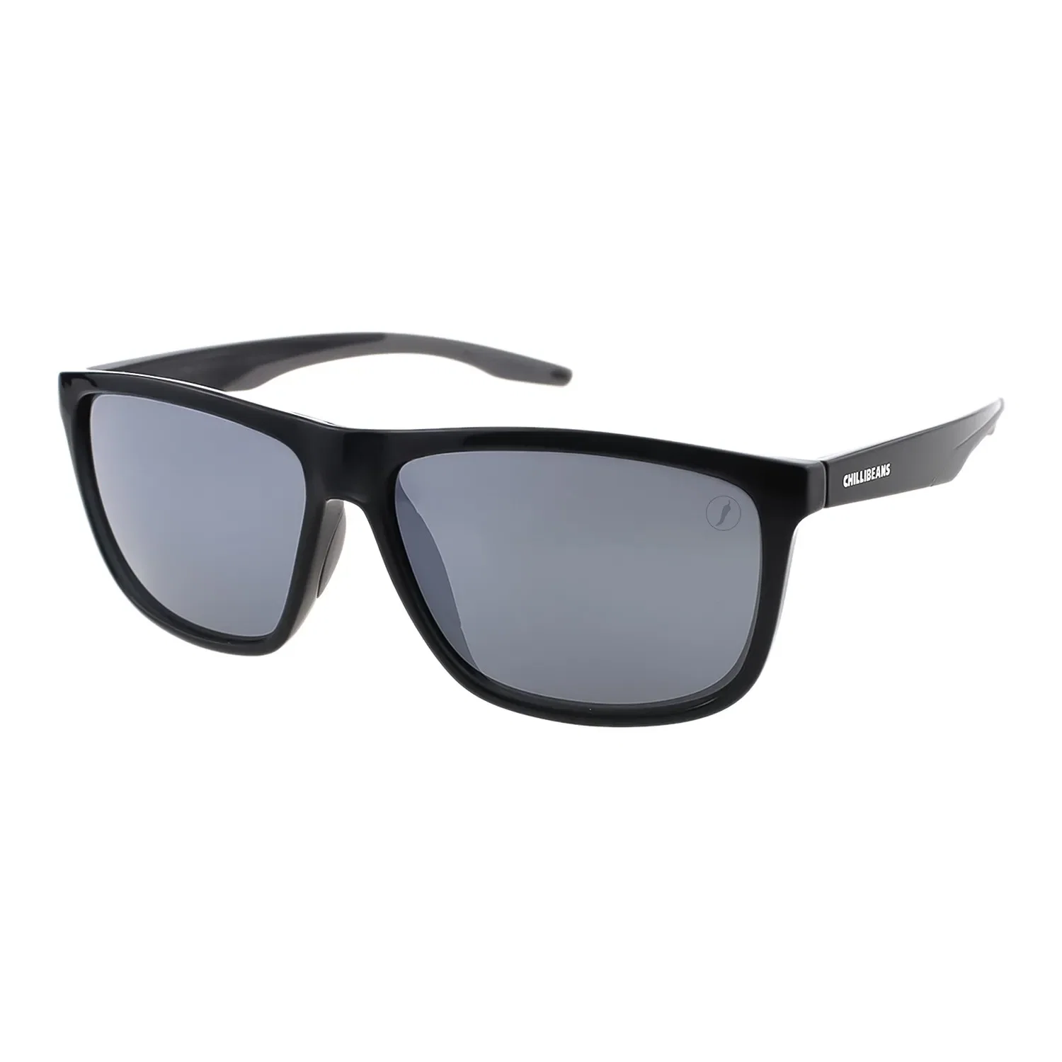 Óculos de Sol Masculino Chilli Beans Quadrado Prata — imagem 1