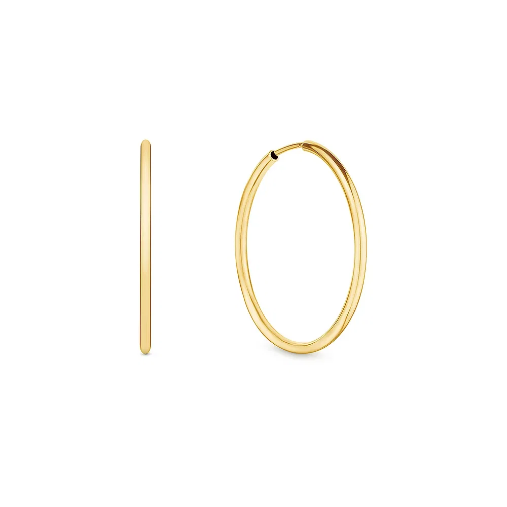 Argola em Ouro Amarelo 18k, 22mm