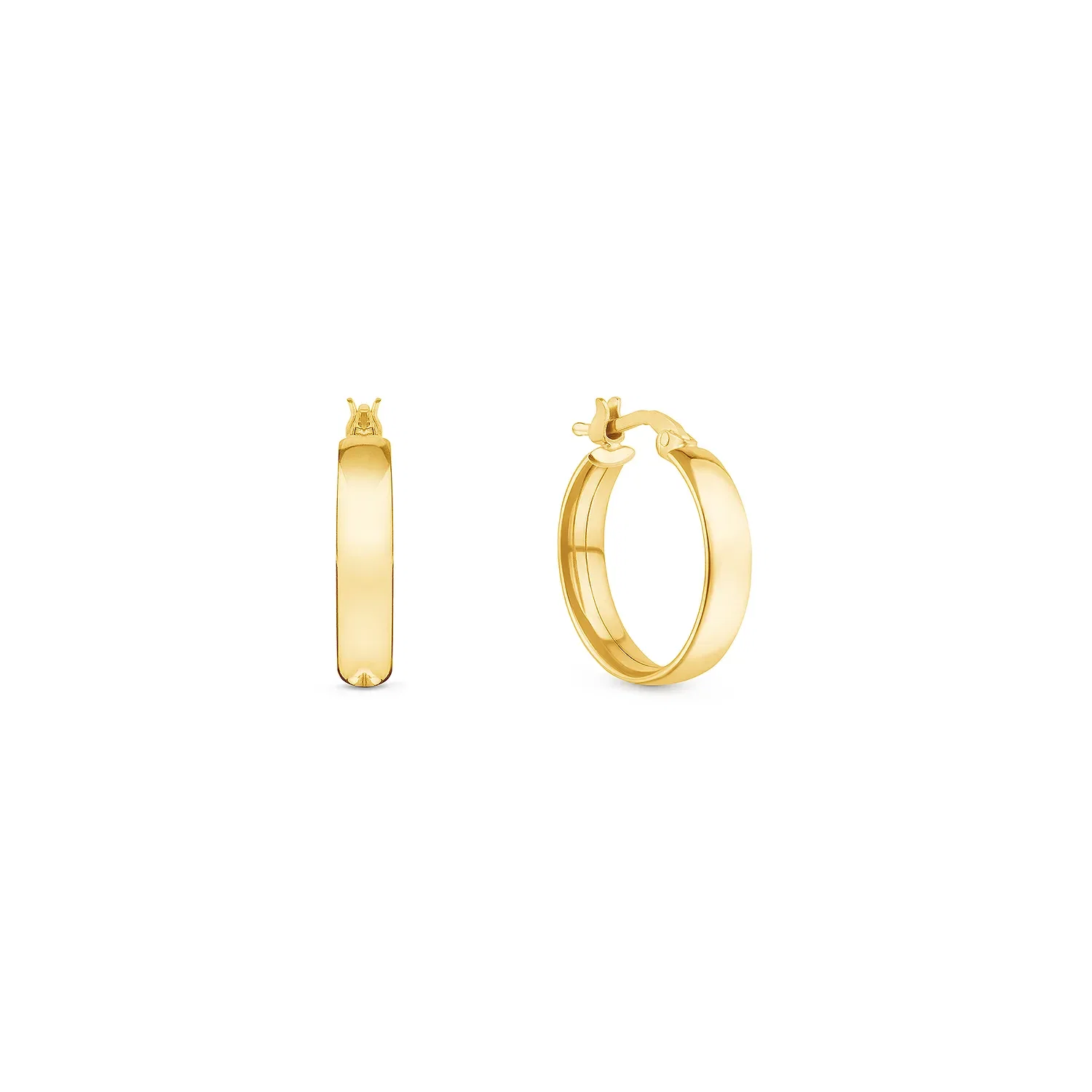 Argola em Ouro Amarelo 18k, 15mm — imagem 1