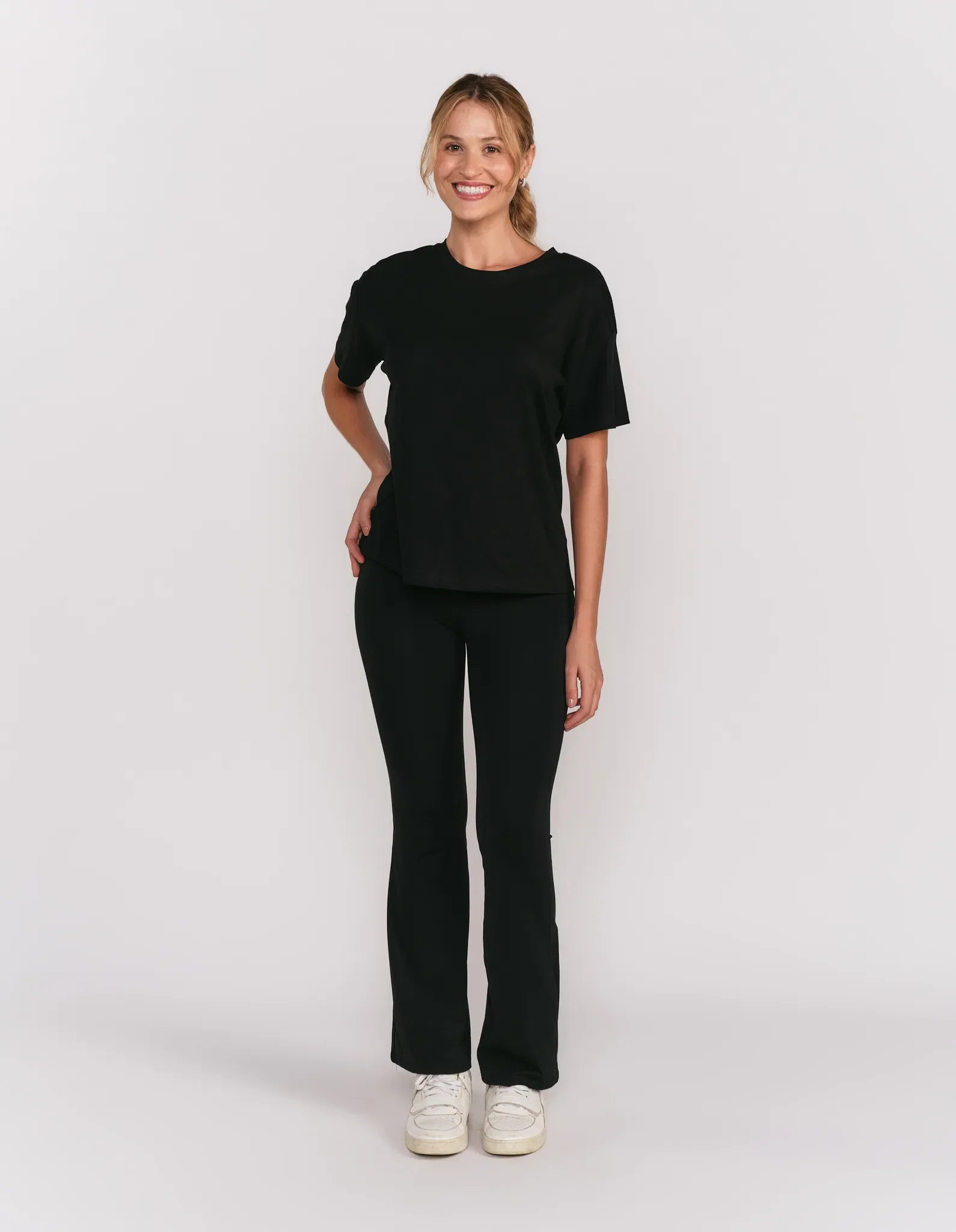 Blusa Malha Básica - Preto
