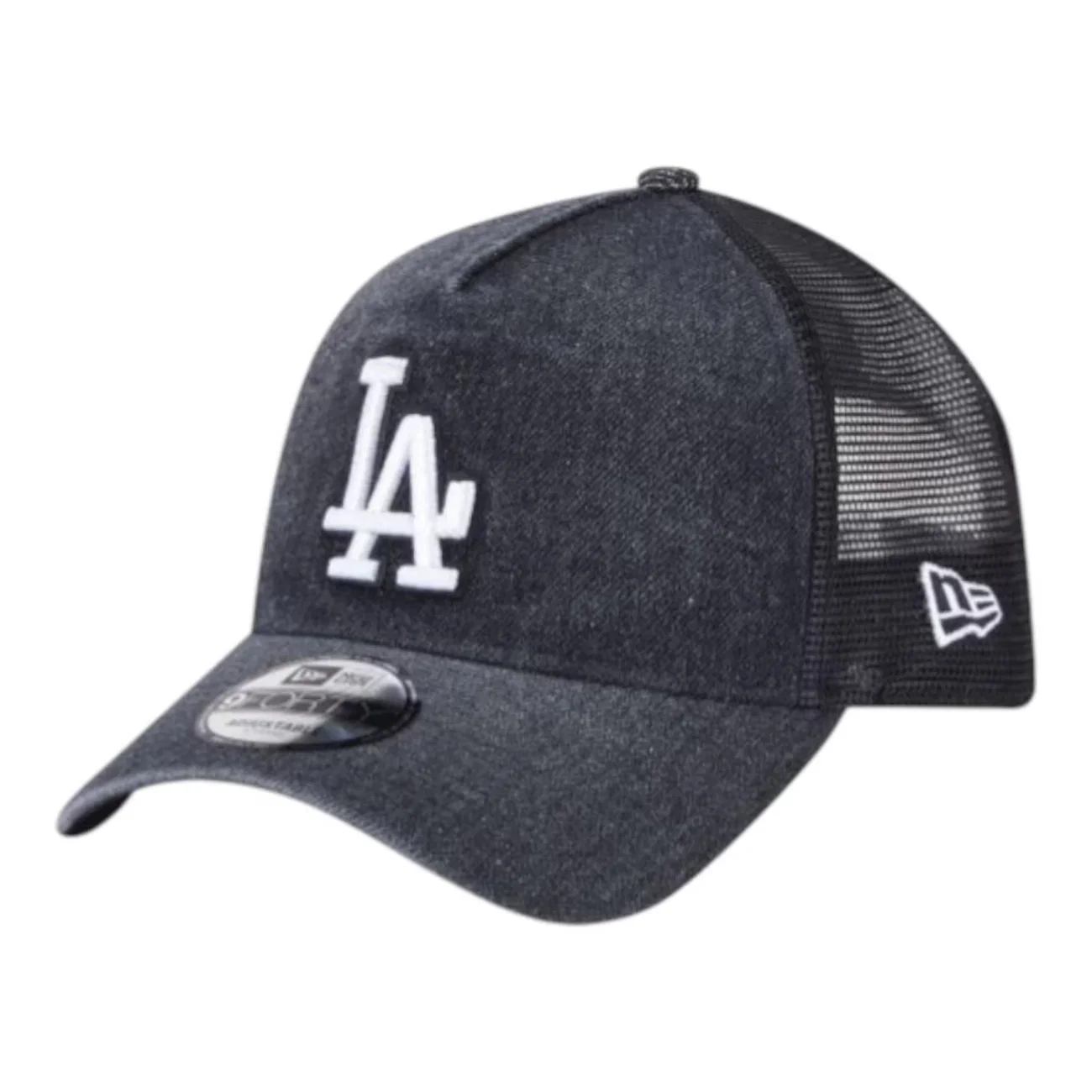 Boné Masculino New Era 940AF Trucker Wshd Los Angeles Dodgers Aba Curva — imagem 1