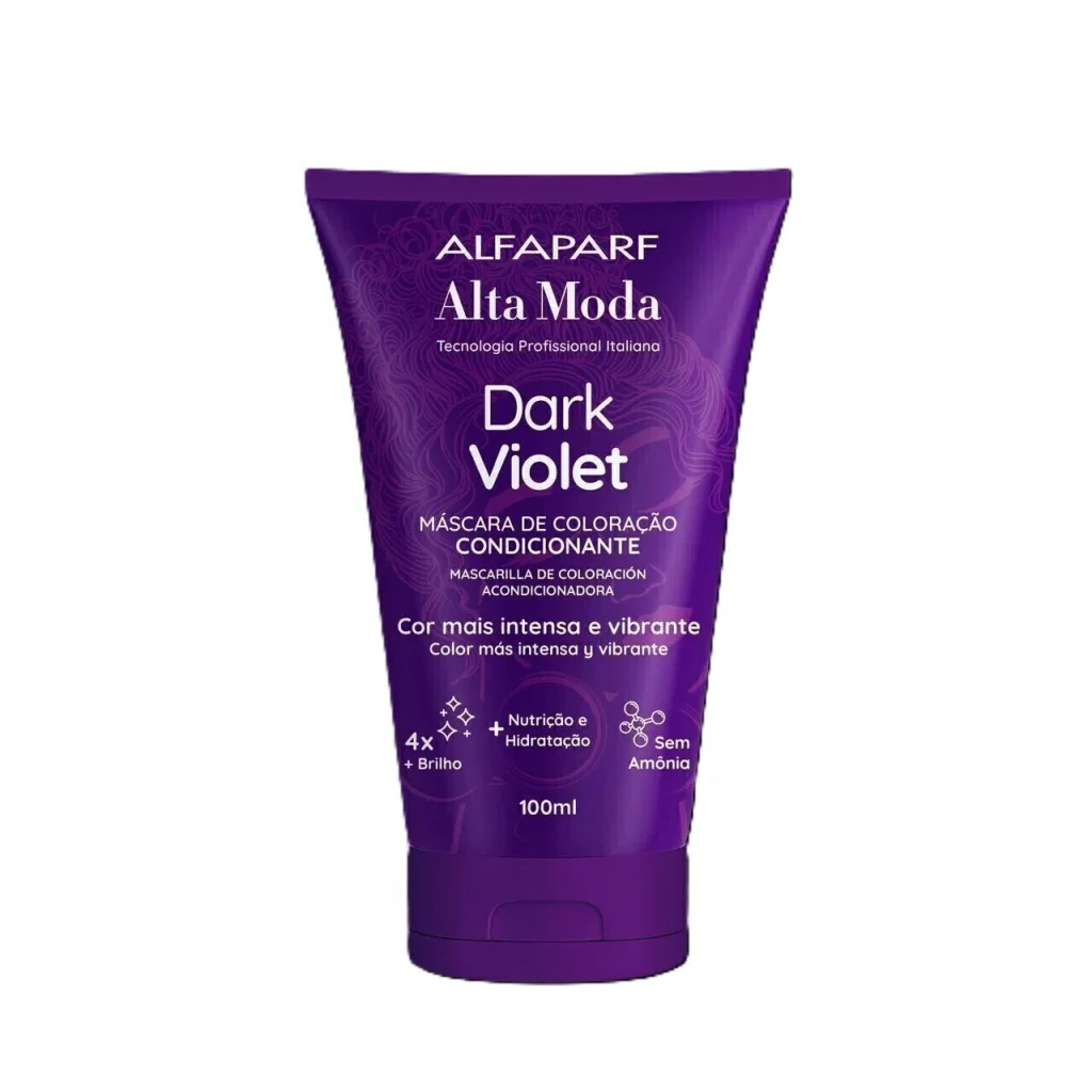 Máscara Pigmentante Alta Moda Dark Violet 100ml