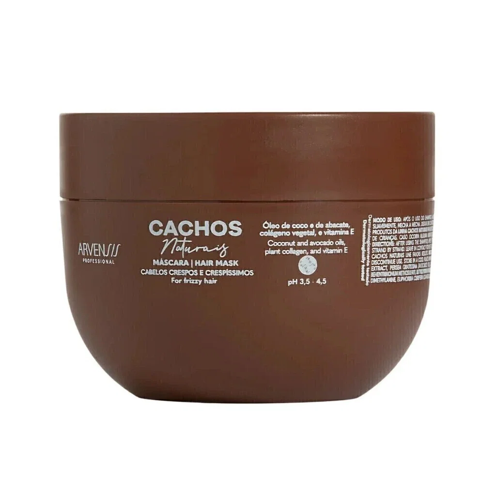 Máscara Arvensis Cachos Naturais Crespos e Crespíssimos 300g