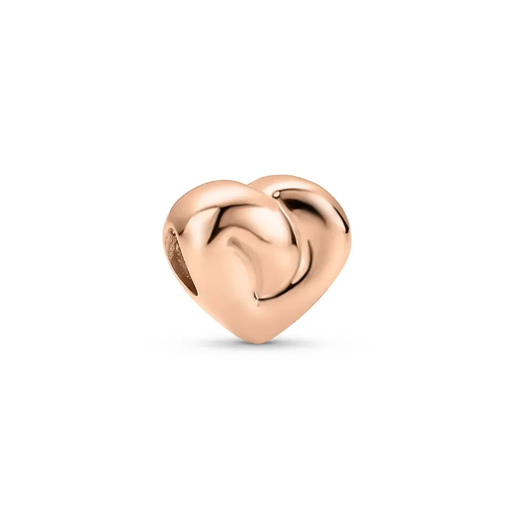 Separador Life Amor Coração em Liga Rosé com Banho de Ouro Rosé 18k — imagem 1