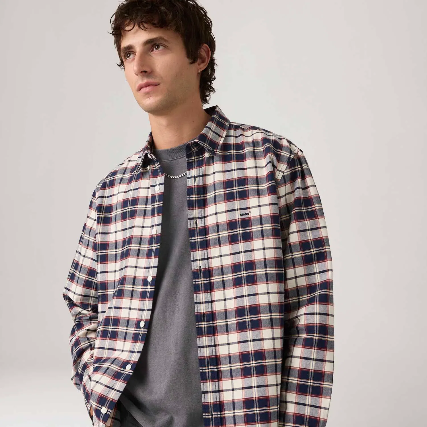 Camisa Levi's® Authentic Button Down Manga Longa