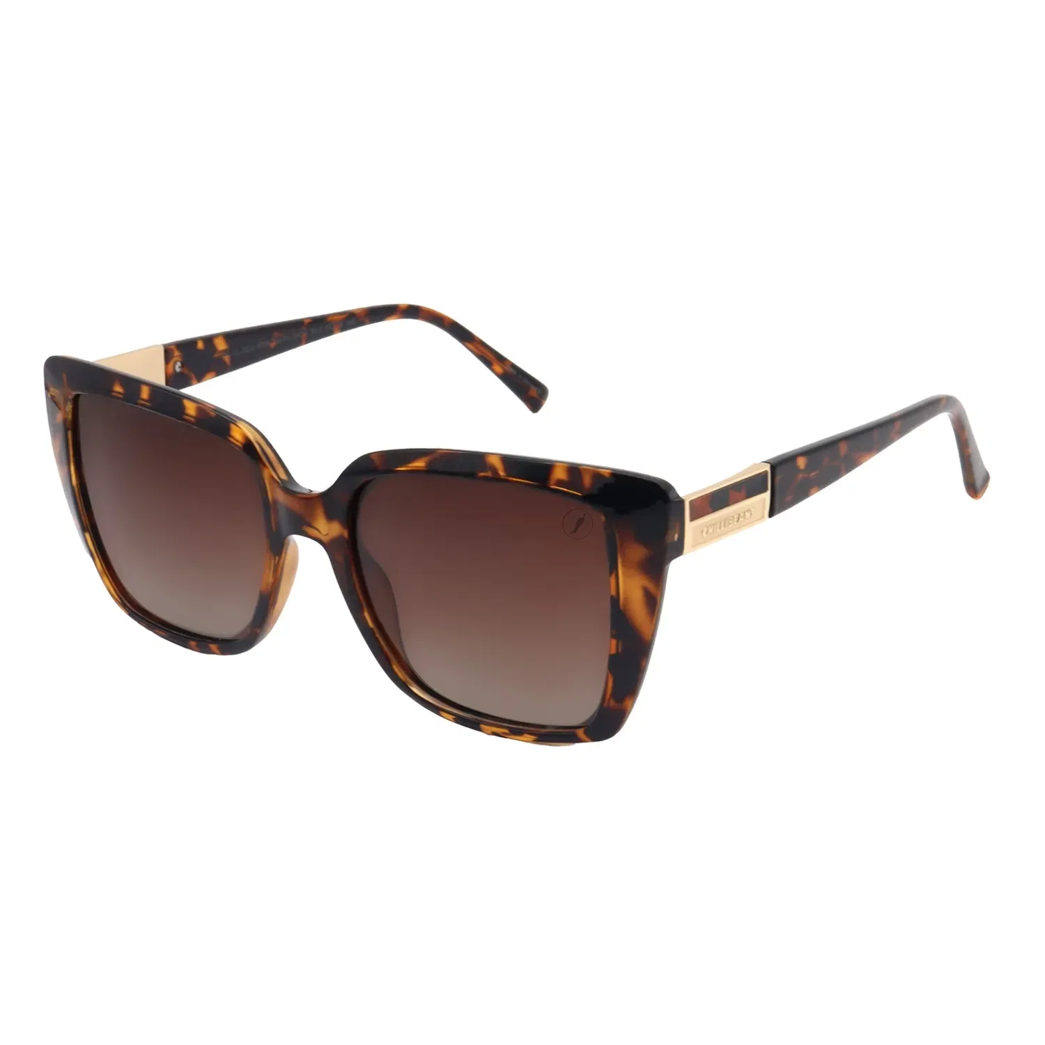 Óculos de Sol Feminino Chilli Beans Clássicos Quadrado Polarizado Tartaruga