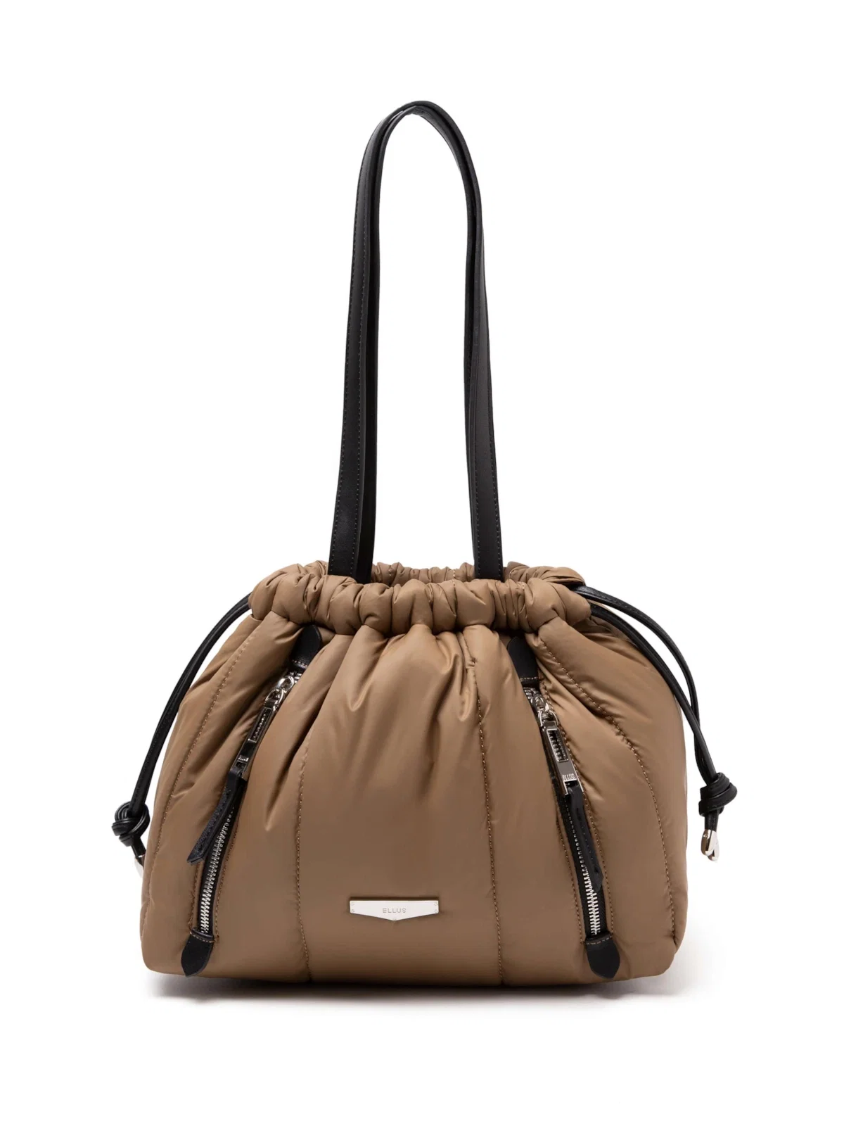 Bolsa Bucket Nylon Puffer Ellus Caqui — imagem 1