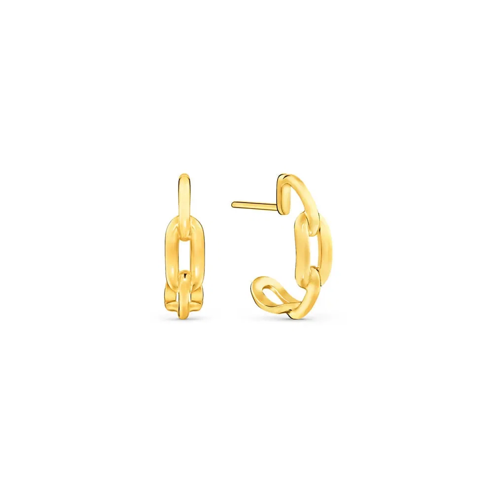 Argola Chains em Ouro Amarelo 18k, 17mm — imagem 1