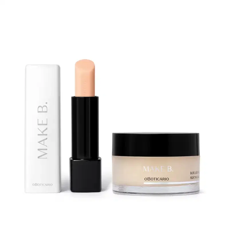 Combo Balm Labial Noturno Make B. Lip Chronology: Night Plump 3,6g + Night Mask 9g