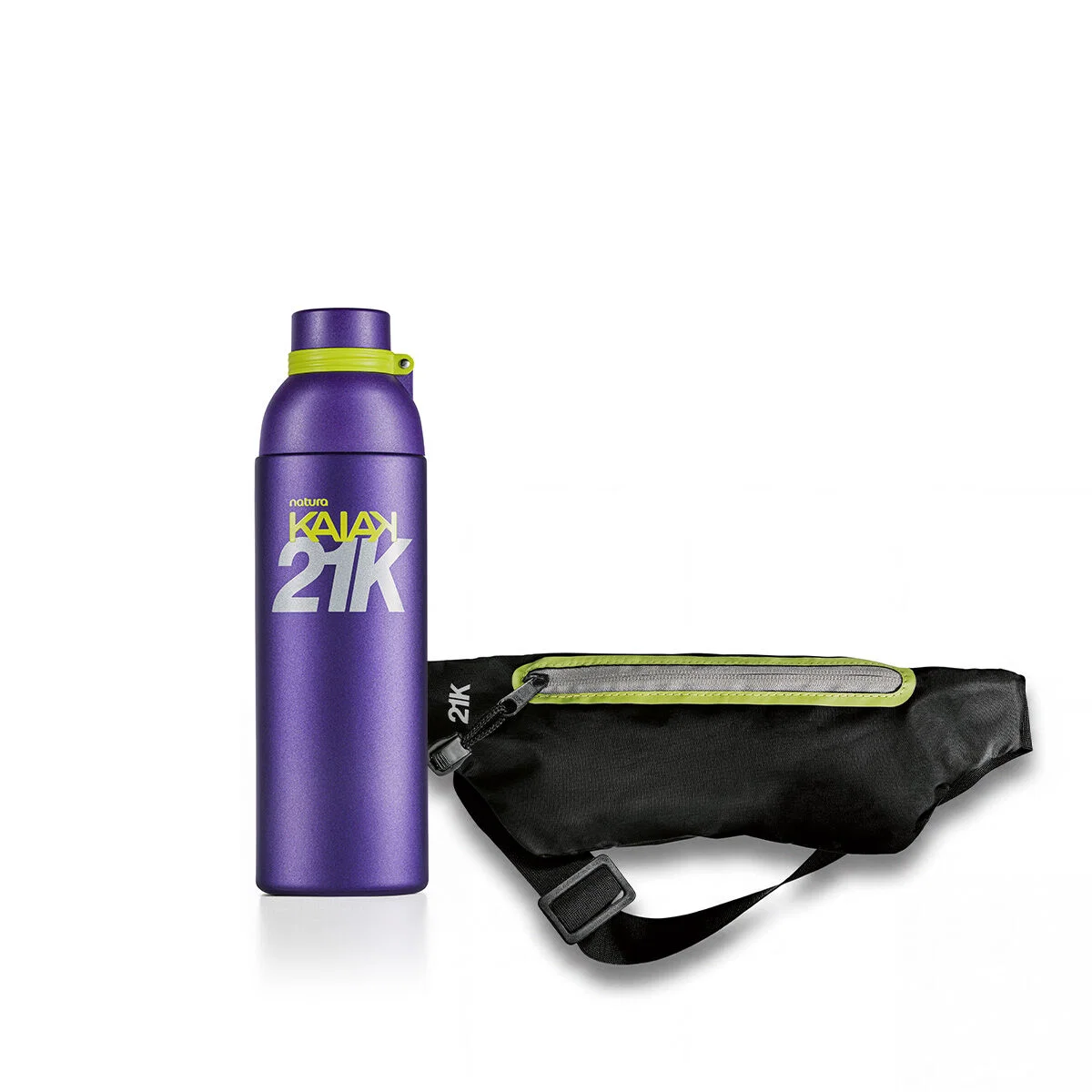 Kit Desodorante Colônia Kaiak 21K Feminino + Pochete 2 produtos
