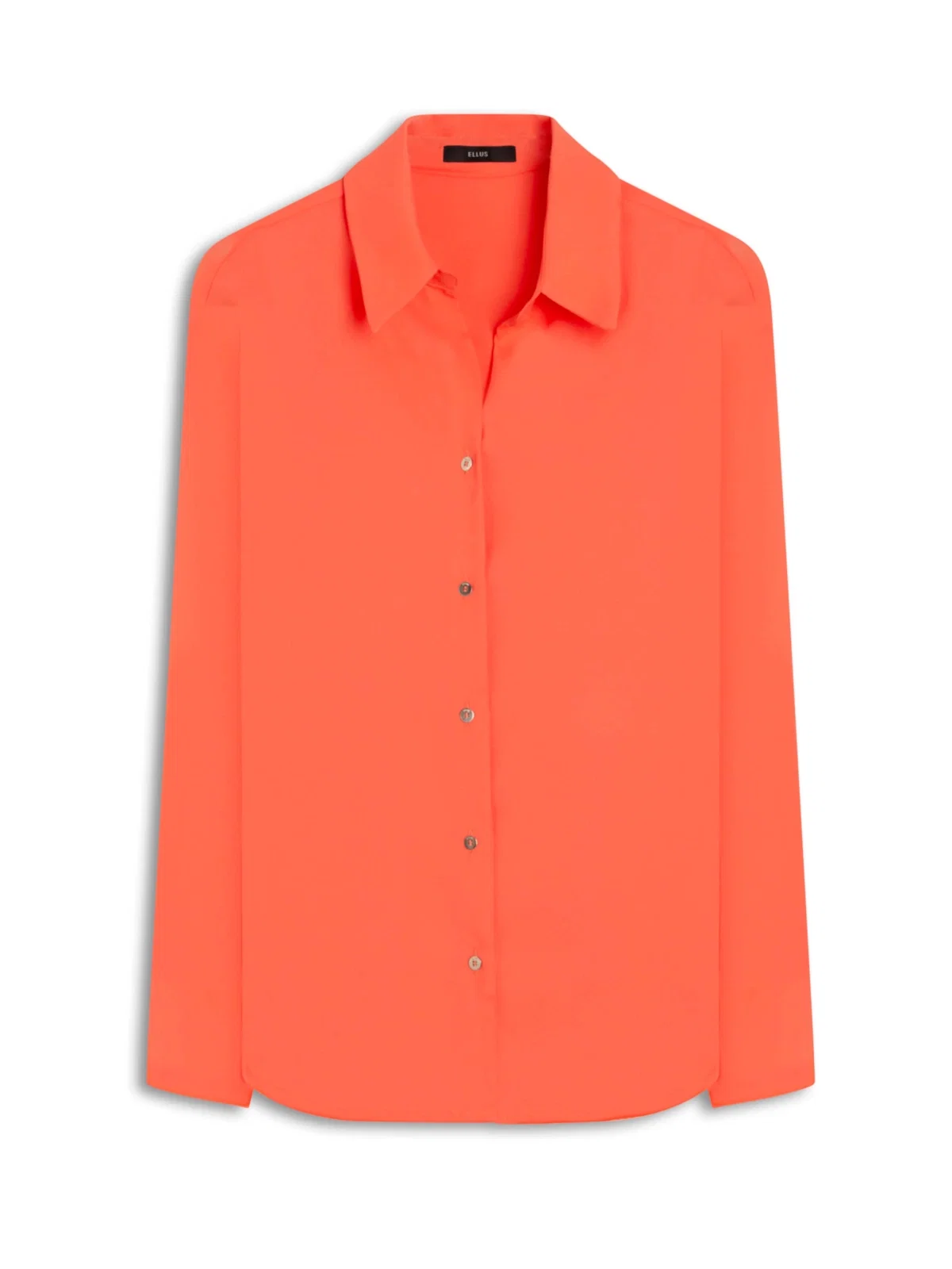 Camisa Acetinada Long Shirt Coral — imagem 1