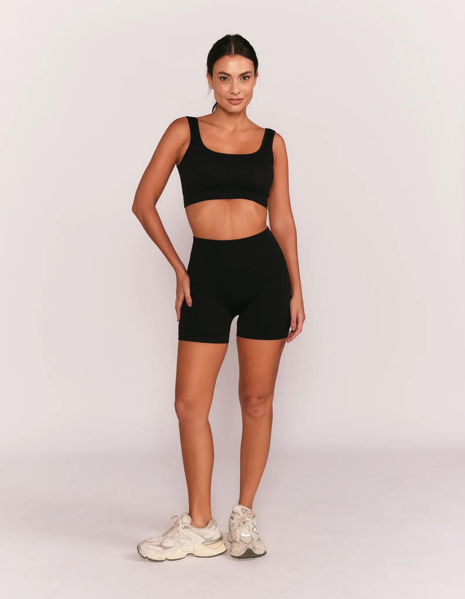 Short Biker Seamless - Preto