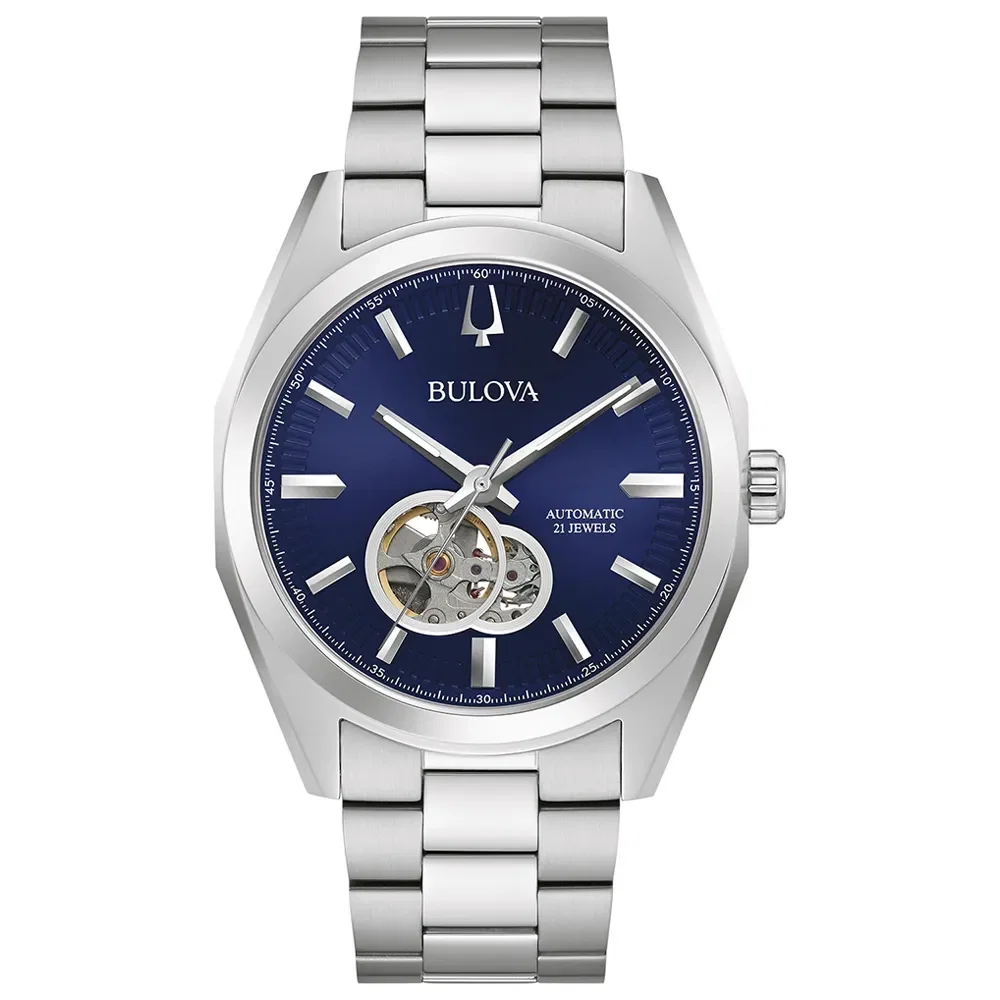 Relógio Bulova Surveyor Masculino Aço Prata 96a275