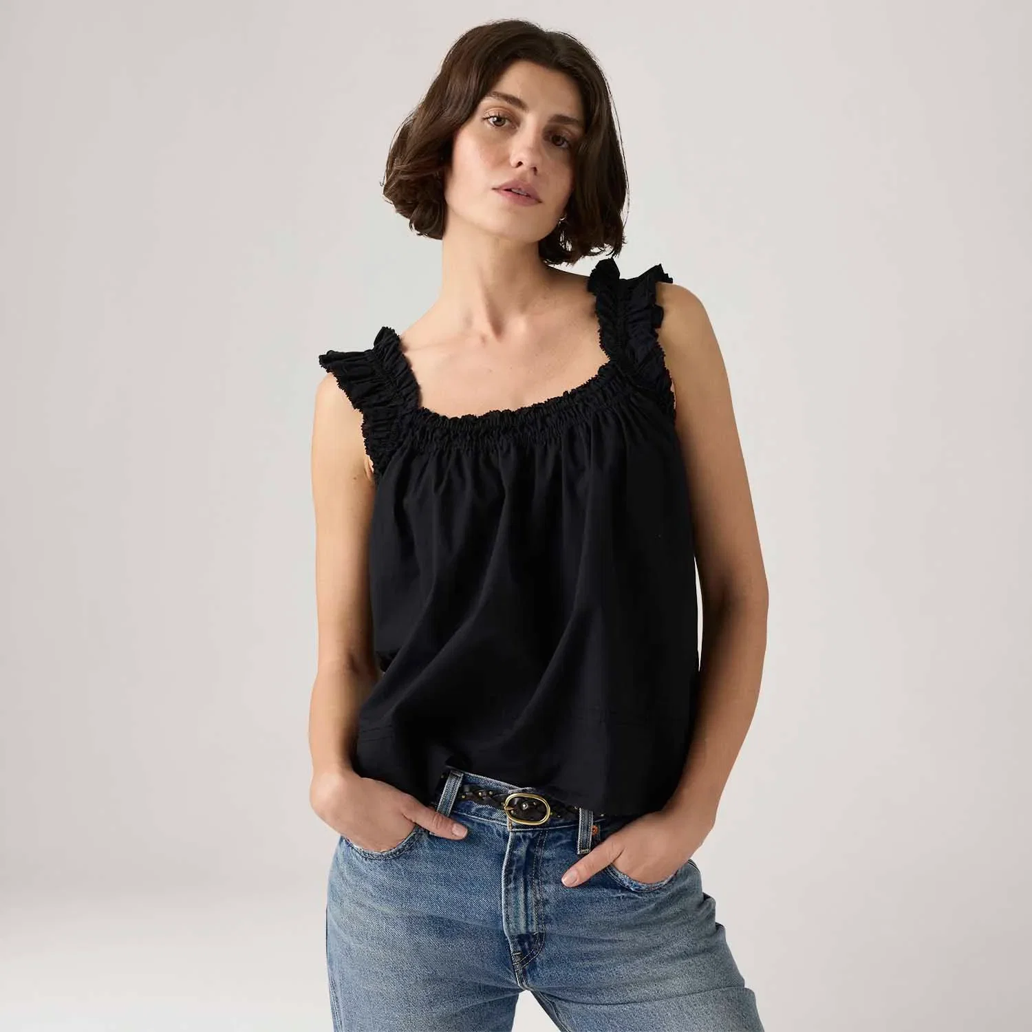 Blusa Levi's® Meg Cotton Preta