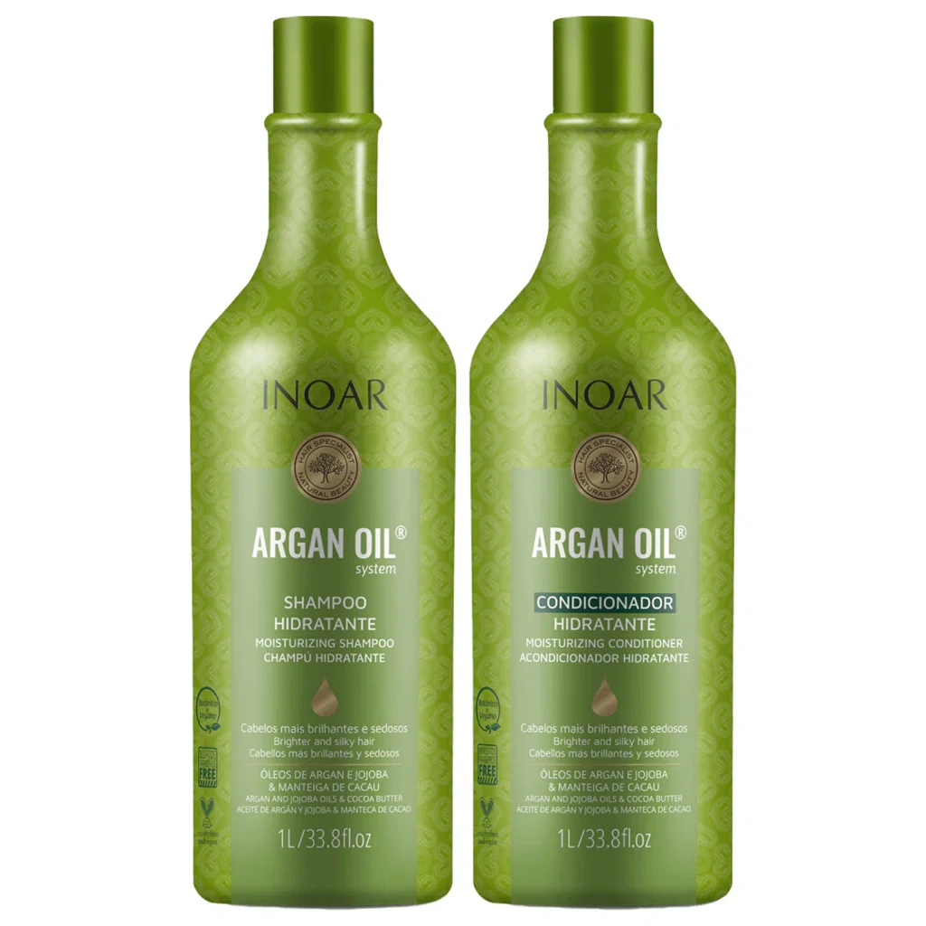 Kit Shampoo + Condicionador Inoar Argan Oil 1L