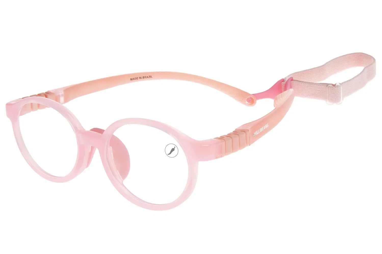 Armação Para Óculos de Grau Infantil Unissex Chilli Beans Superflex TR90 Rosa — imagem 1