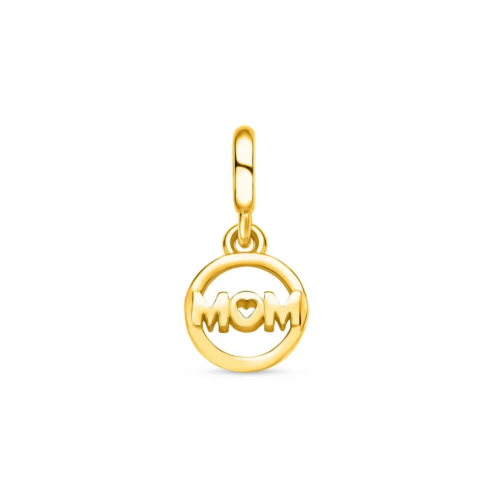 Pingente Life Mom em Prata 925 com Banho de Ouro Amarelo 18k — imagem 1