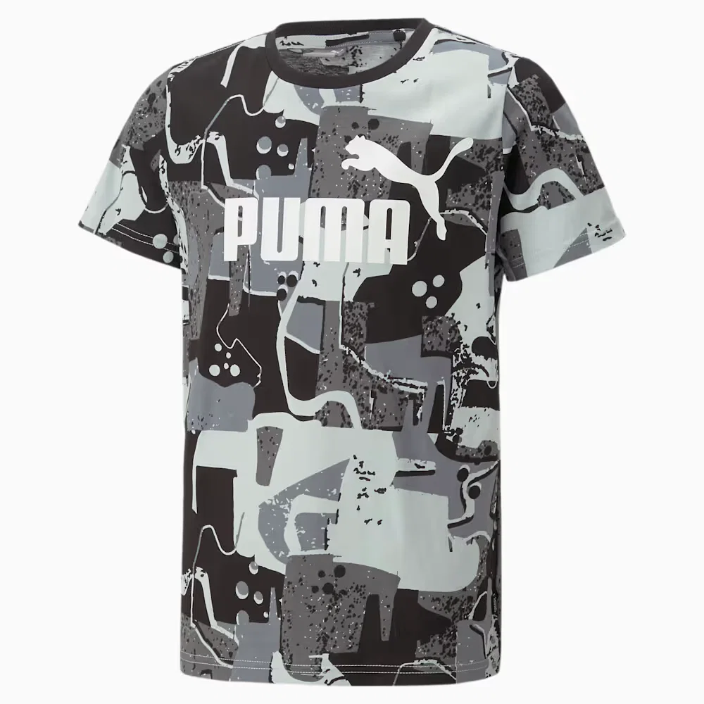 Camiseta Essentials+ Street Art Printed Juvenil — imagem 1