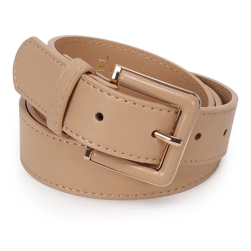 Cinto Feminino Com Fivela Encapada 3cm