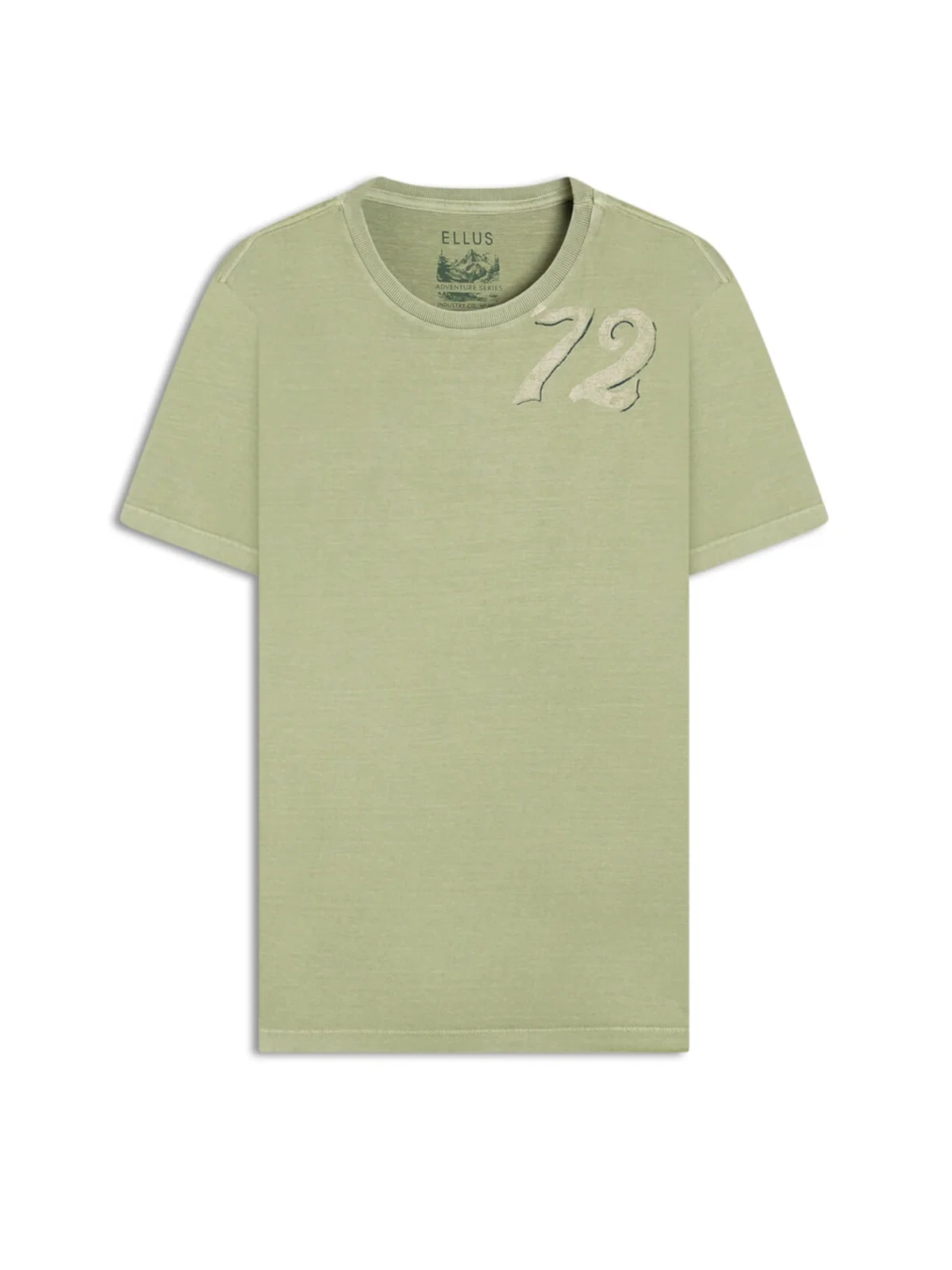 T-Shirt Washed Army 72 Classic Verde Army — imagem 1
