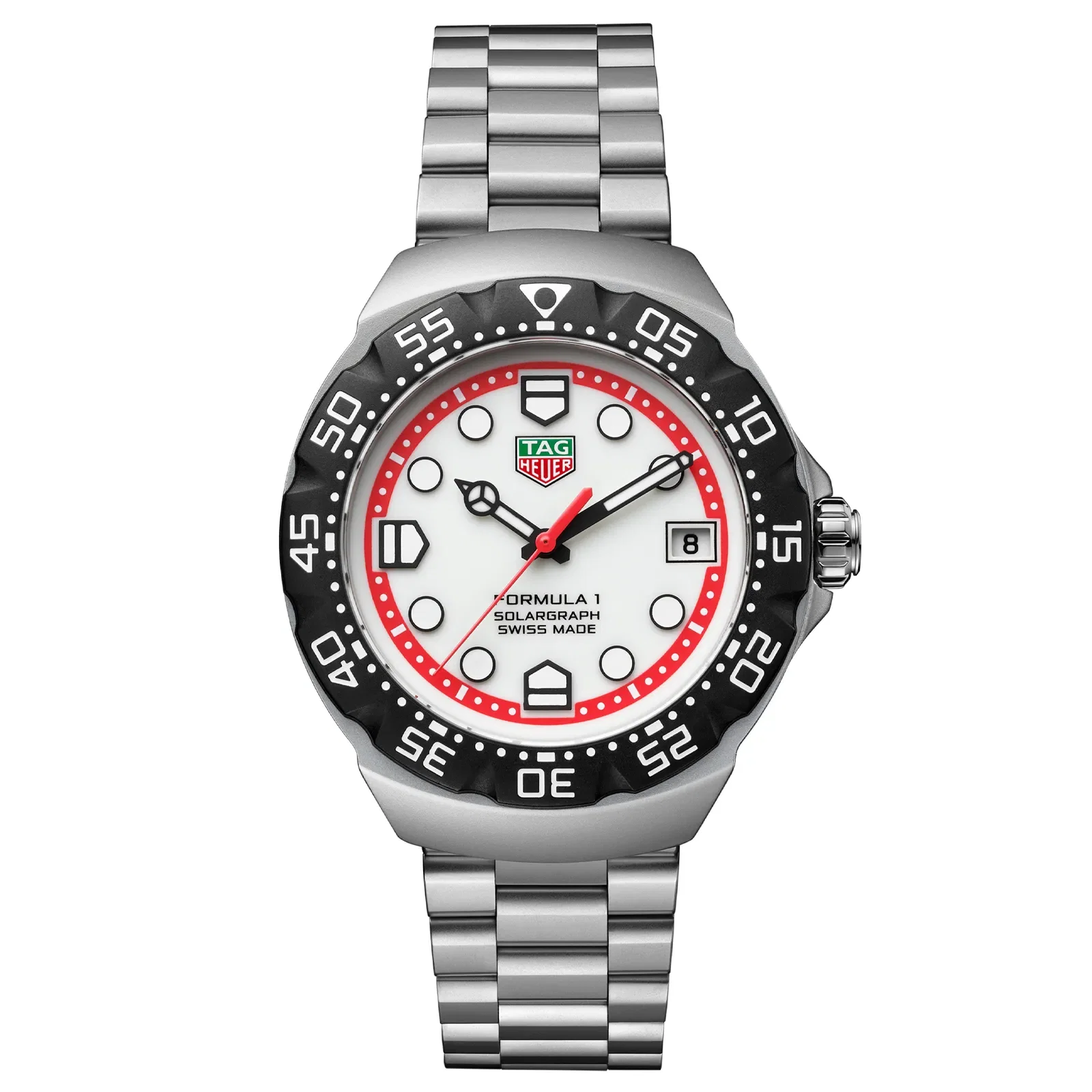 Relógio Tag Heuer Formula 1 Solar Masculino em Aço Prateado WBY1111.BA0042 — imagem 1