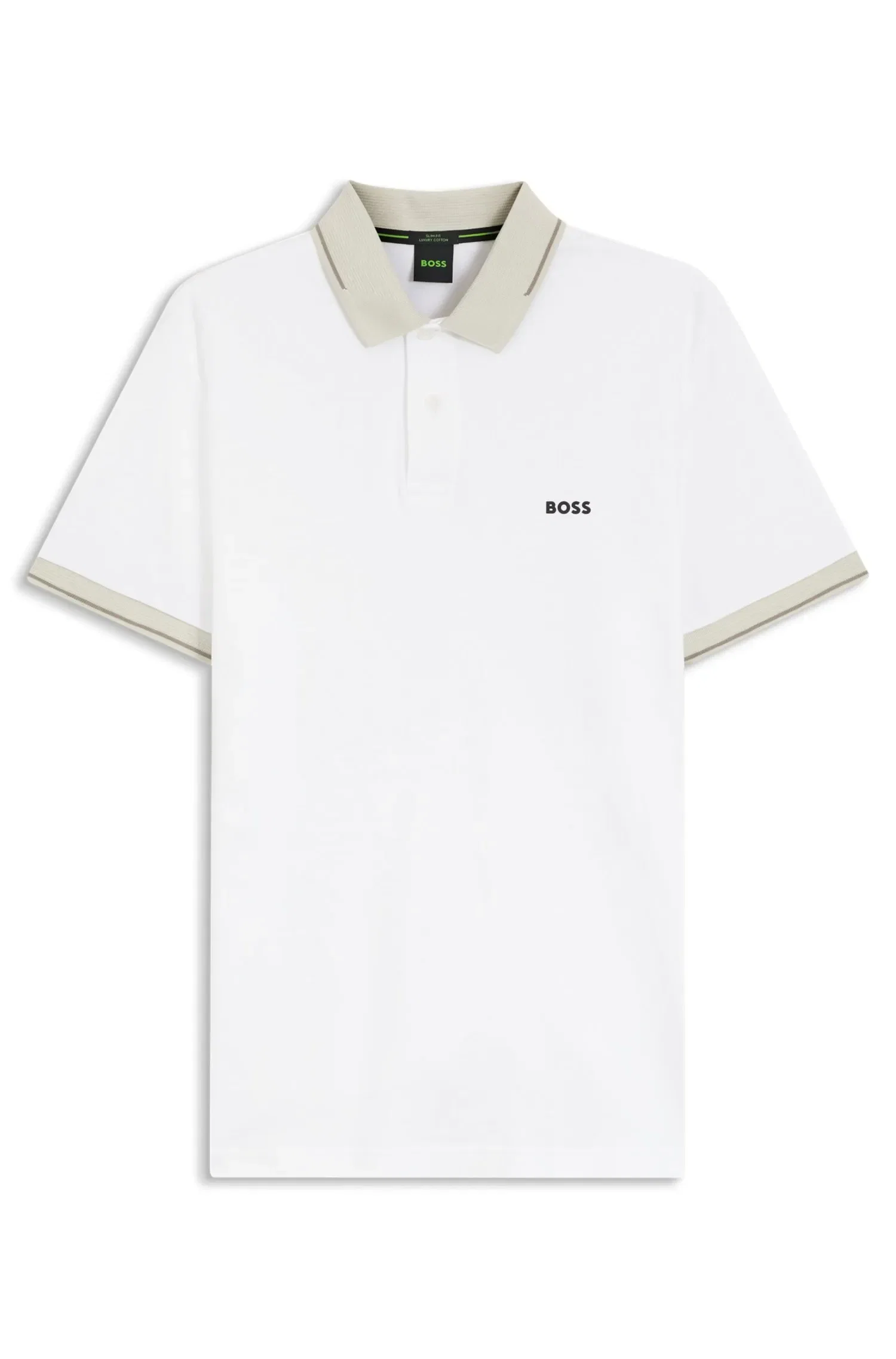 Polo Slim Fit Em Algodão
