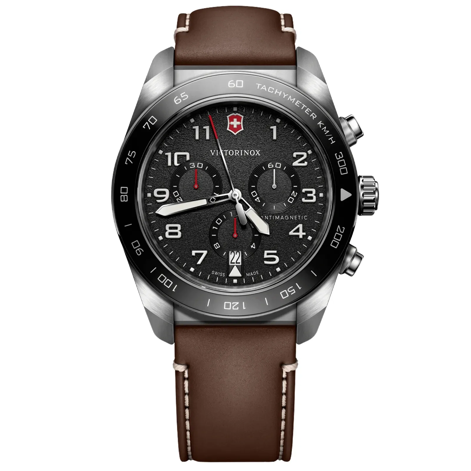Relógio Victorinox Swiss Army Unissex em Couro Marrom 242046