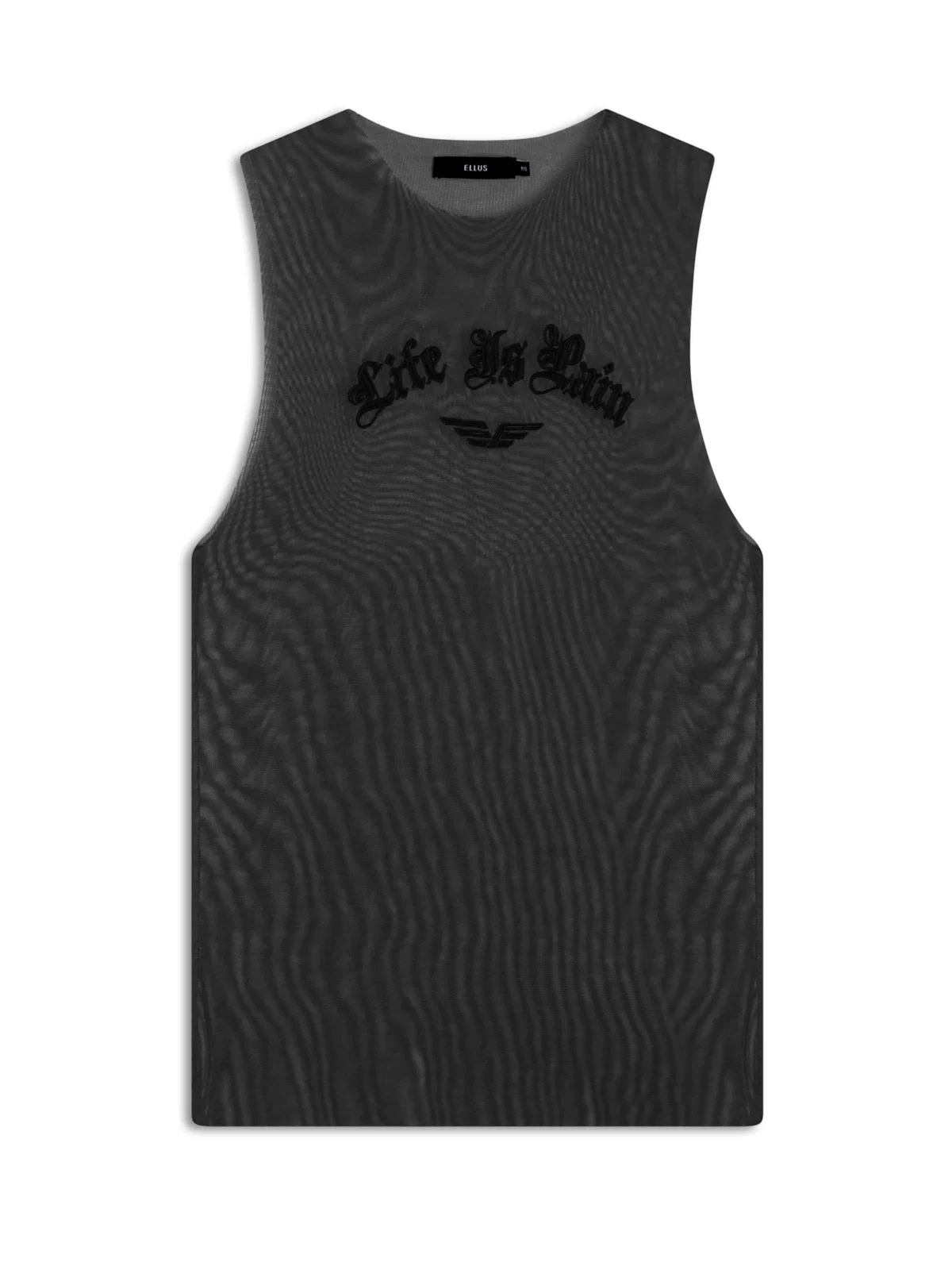 Blusa Life Is Pain Ellus Preto — imagem 1