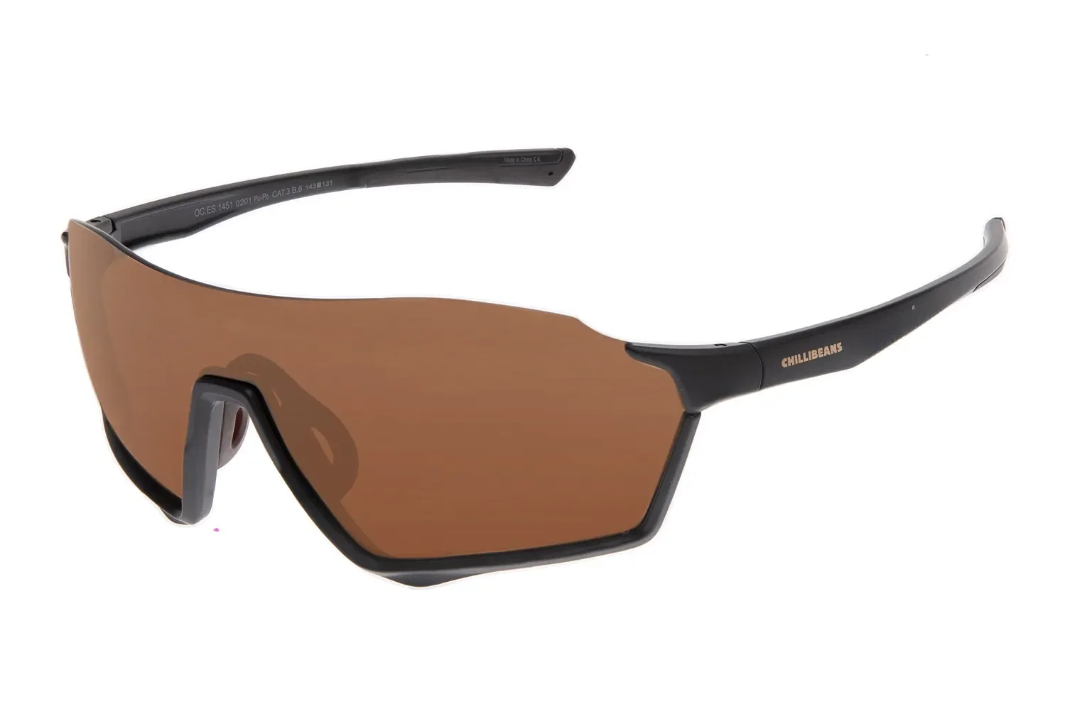 Óculos de Sol Masculino Chilli Beans Lentes Flutuantes Marrom — imagem 1