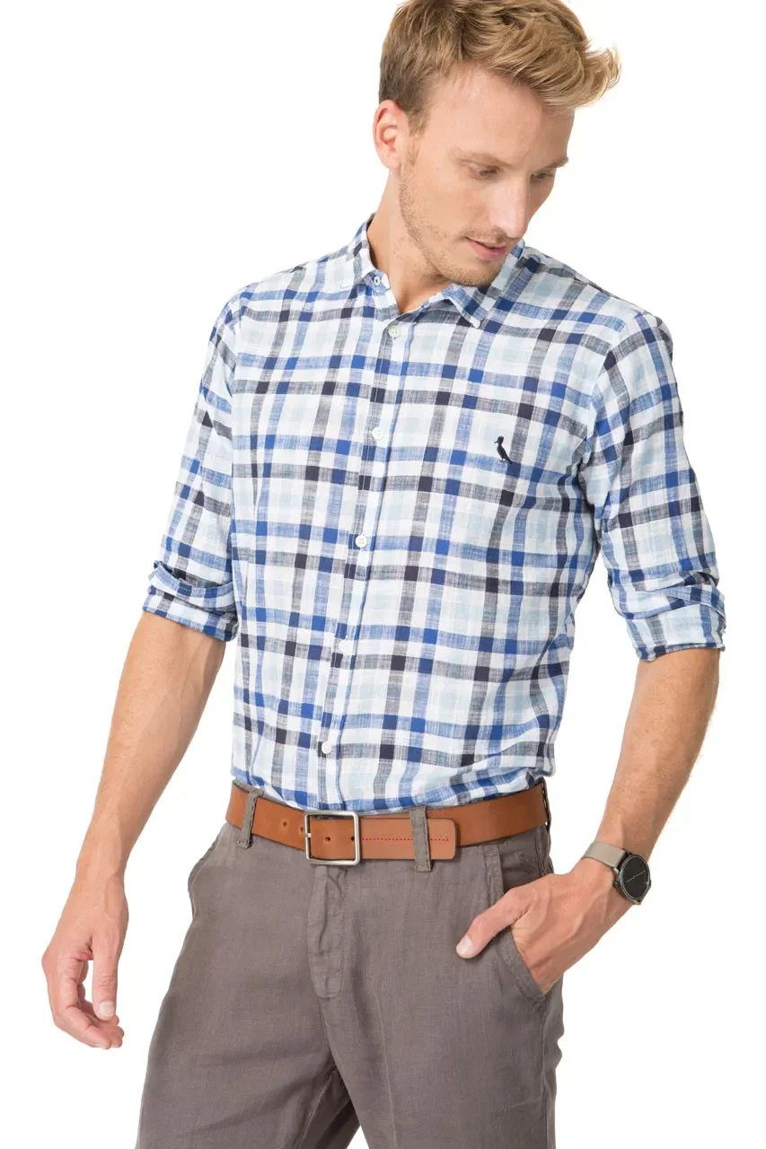 Camisa RESERVA Regular Triplo Azul