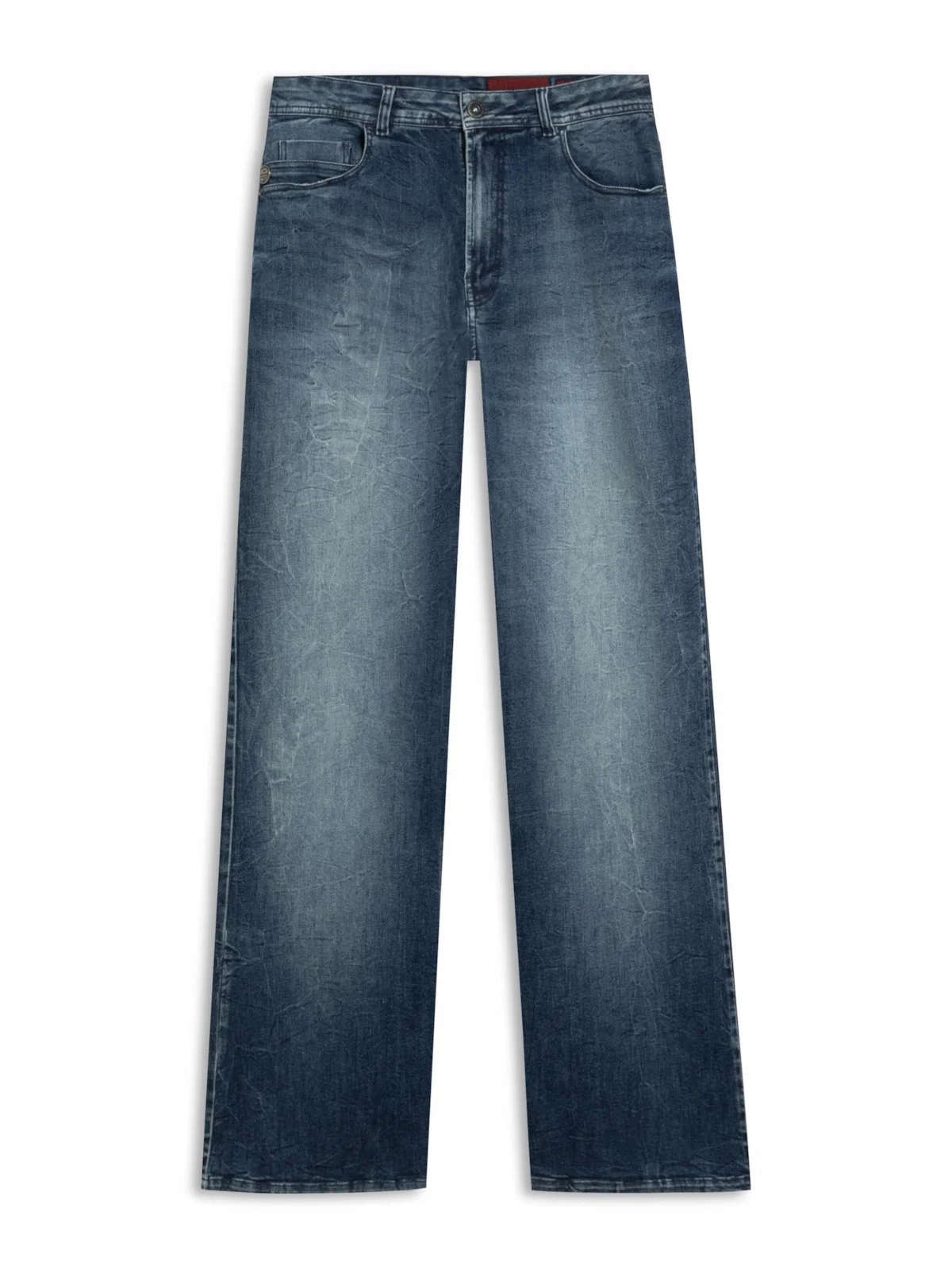Calça Jeans Turquoise 5 Pockets Lav.Medio C/ Rede — imagem 1
