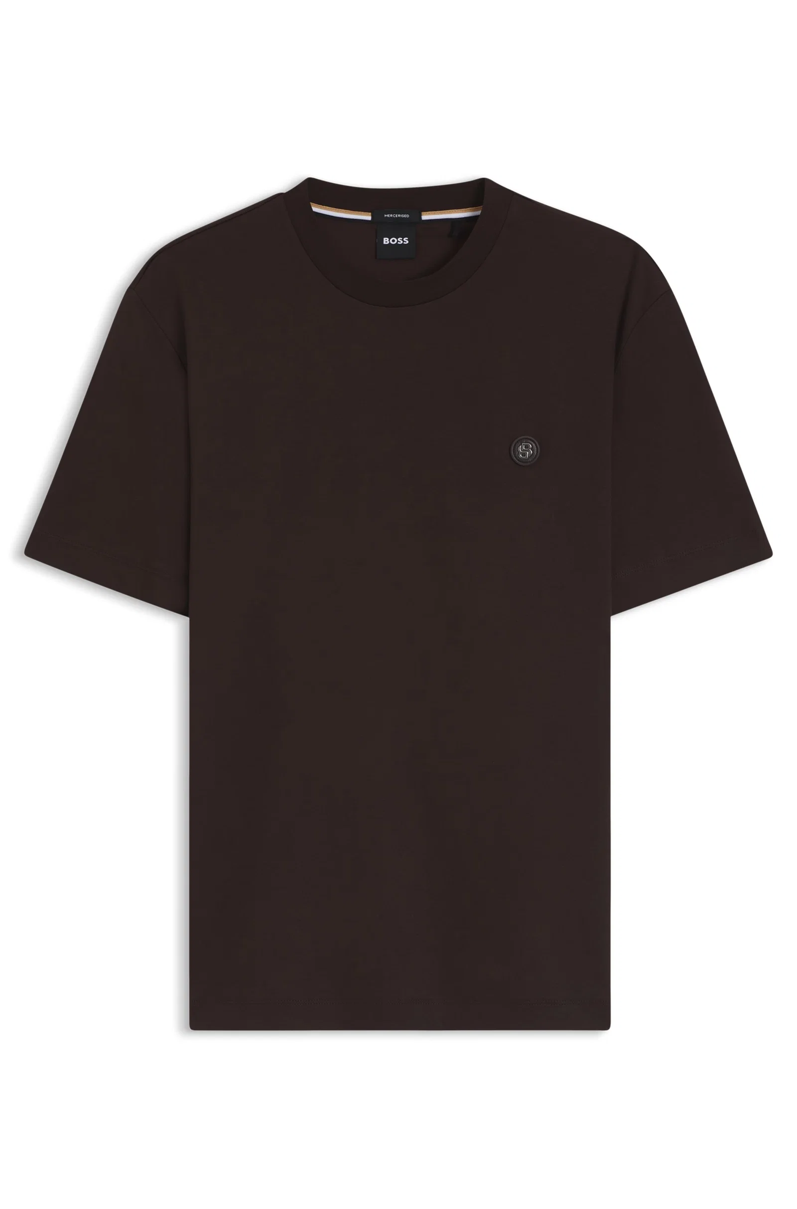 Camiseta De Algodão Mercerizado Com Monograma Double B — imagem 1