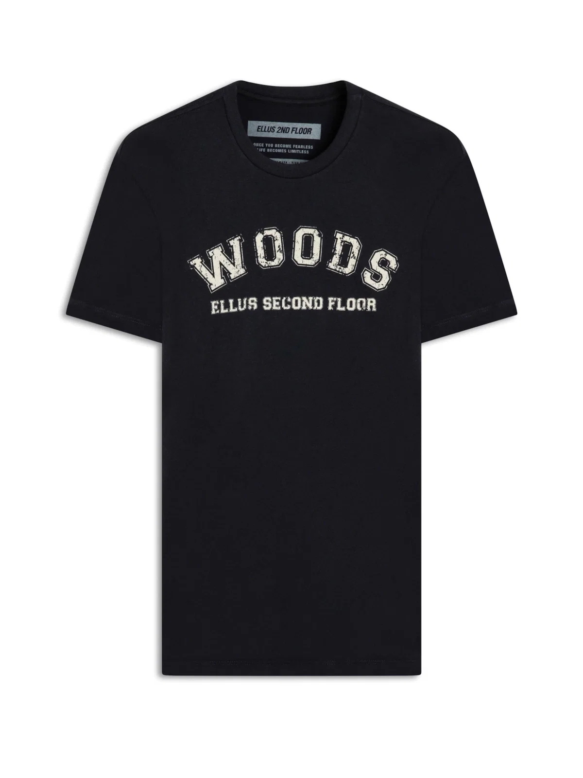 T-Shirt Woods 2nd Floor Preto — imagem 1